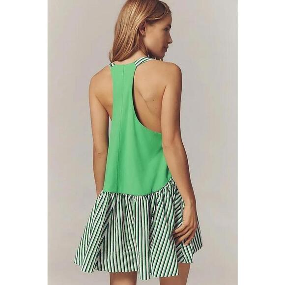 SOLD Anthropologie Daily Practice Racerback Babydoll Mini Dress Size S - Picture 2 of 3